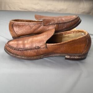 Dacks Genuine Antelope Leather Loafers | Men’s 10 Brown Made in Canada